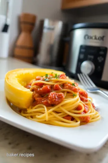 Crockpot Spaghetti Squash Delight: A Wholesome Twist on Classic Pasta steps