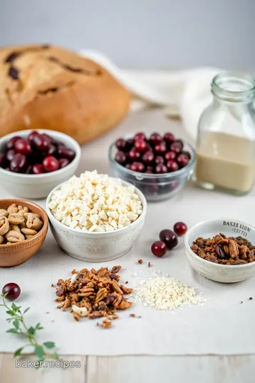 Crusty Cranberry Nut No Knead Bread ingredients