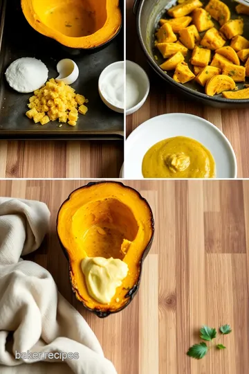 Curry-Infused Acorn Squash Delight steps