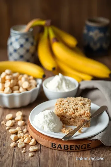 Decadent Banana Crumb Cake Delight ingredients