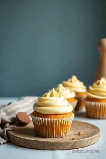 Decadent Butterscotch Bliss Cupcakes presentation