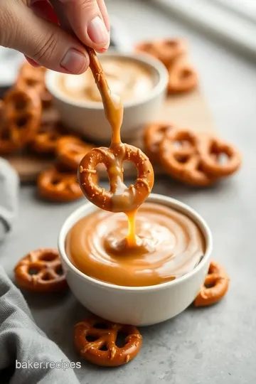 Decadent Caramel Dipped Pretzels steps