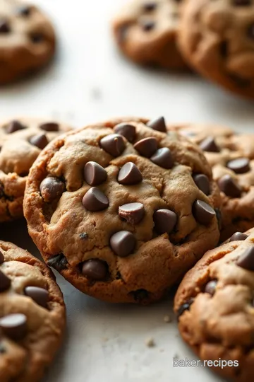 Decadent Chocolate Chip Cookies presentation