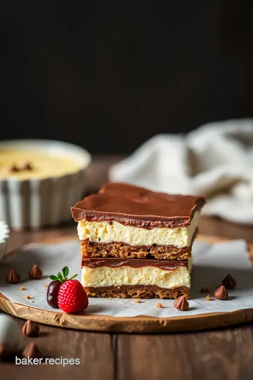 Decadent Nutella Swirl Cheesecake Bars steps