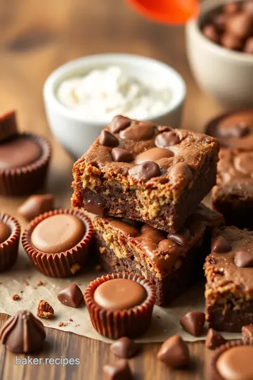 Decadent Peanut Butter Cup Brownies ingredients