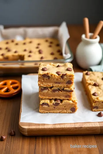 Decadent Peanut Butter Cup Pretzel Bars steps