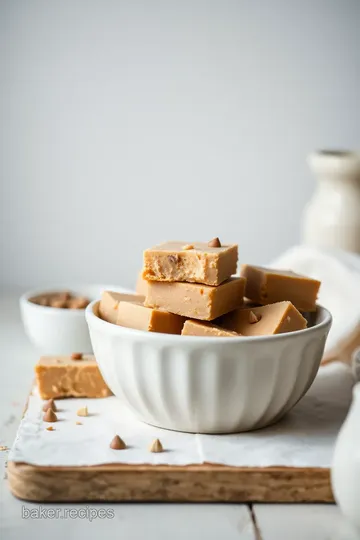 Decadent Peanut Butter Fudge Bliss presentation