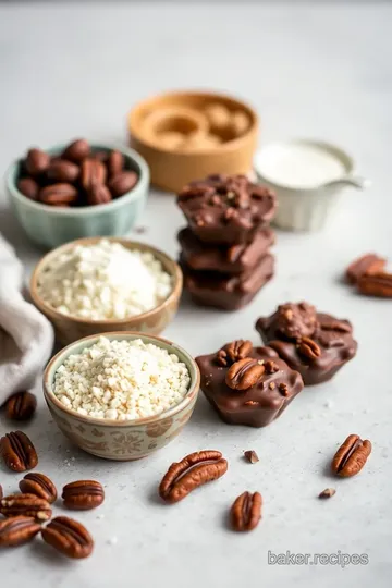 Decadent Pecan Chocolate Turtles ingredients