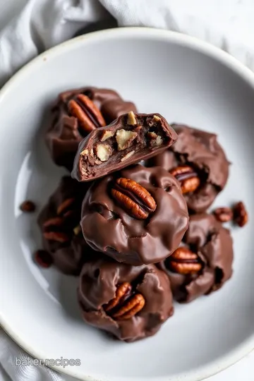 Decadent Pecan Chocolate Turtles steps