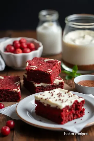 Decadent Red Velvet Cheesecake Brownies ingredients