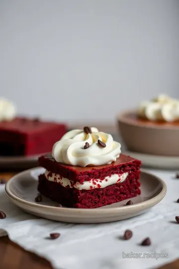 Decadent Red Velvet Cheesecake Brownies steps