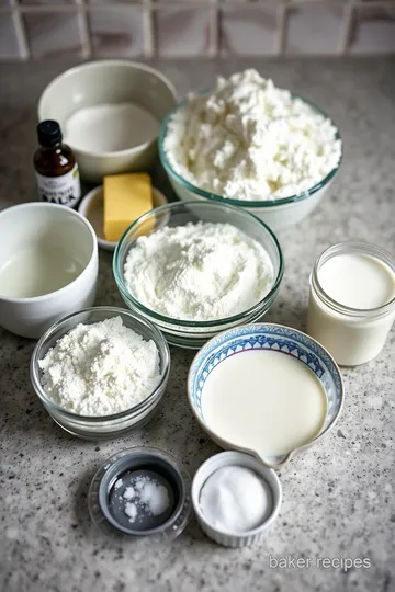 Decadent Vanilla Buttercream Frosting ingredients