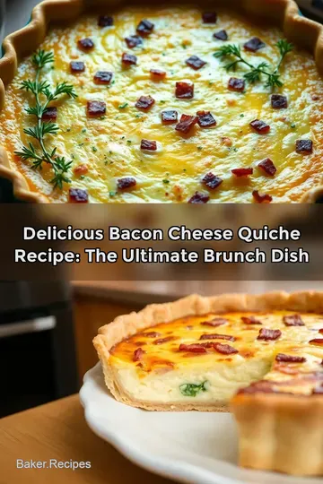 Delicious Bacon Cheese Quiche Recipe: The Ultimate Brunch Dish