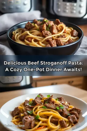 Delicious Beef Stroganoff Pasta: A Cozy One-Pot Dinner Awaits!