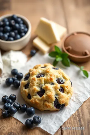 Delicious Blueberry Scones ingredients