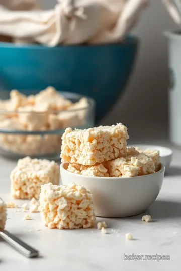 Delicious Cake Batter Rice Krispie Treats ingredients