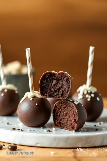 Delicious Chocolate Cake Pops steps