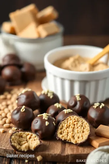 Delicious Cookie Dough Truffle Pops ingredients