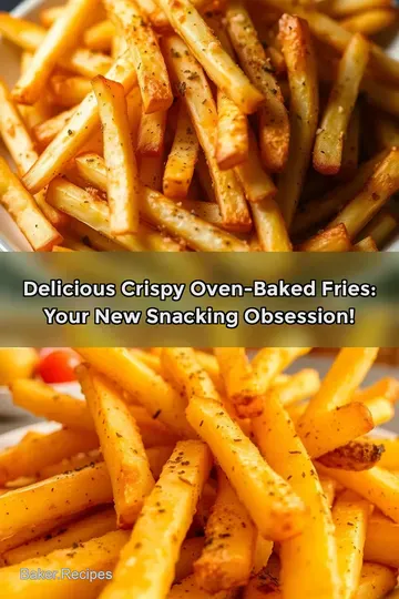 Delicious Crispy Oven-Baked Fries: Your New Snacking Obsession!