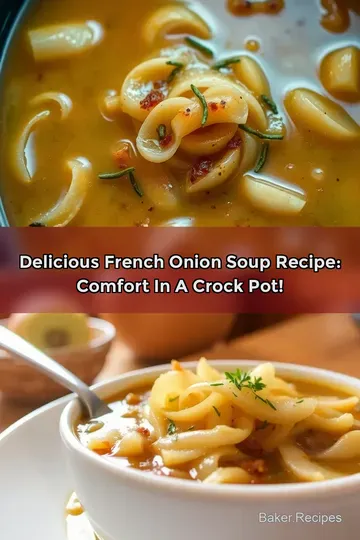 Delicious French Onion Soup Recipe: Comfort in a Crock Pot!