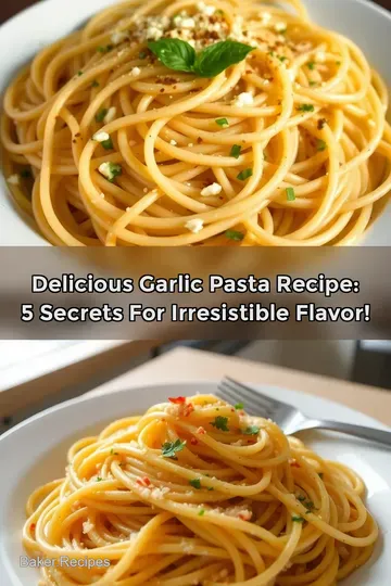 Delicious Garlic Pasta Recipe: 5 Secrets for Irresistible Flavor!