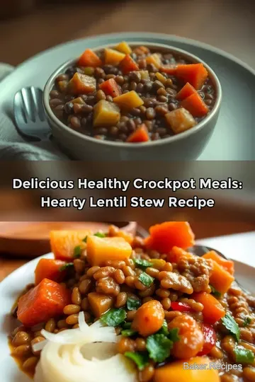 Delicious Healthy Crockpot Meals: Hearty Lentil Stew Recipe