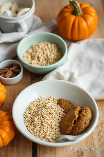 Healthy Pumpkin Oatmeal Cookies ingredients