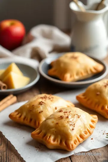 Delicious Homemade Apple Turnovers presentation