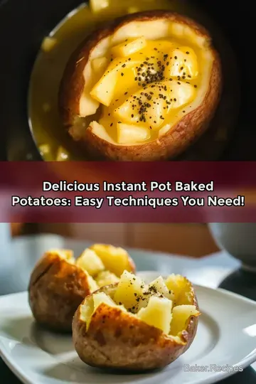 Delicious Instant Pot Baked Potatoes: Easy Techniques You Need!