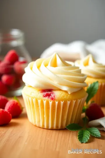 Delicious Lemon Raspberry Jam Cupcakes ingredients