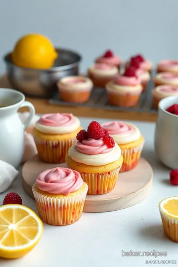 Delicious Lemon Raspberry Jam Cupcakes steps