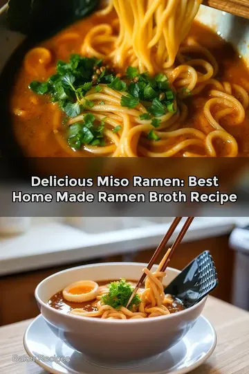 Delicious Miso Ramen: Best Home Made Ramen Broth Recipe