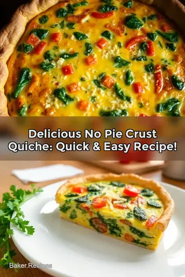 Delicious No Pie Crust Quiche: Quick & Easy Recipe!