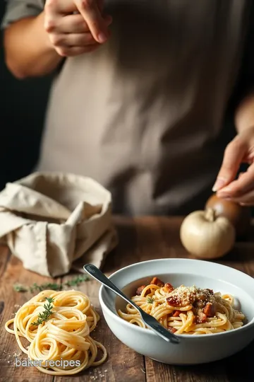 Delicious One-Pot French Onion Pasta presentation