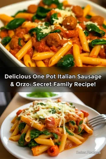 Delicious One Pot Italian Sausage & Orzo: Secret Family Recipe!