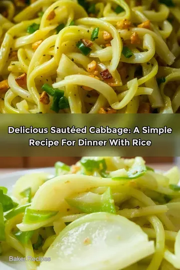 Delicious Sautéed Cabbage: A Simple Recipe for Dinner with Rice