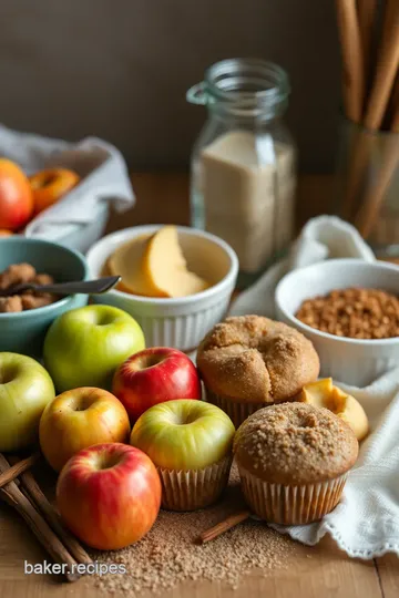 Delicious Sky-High Apple Pie Muffins ingredients