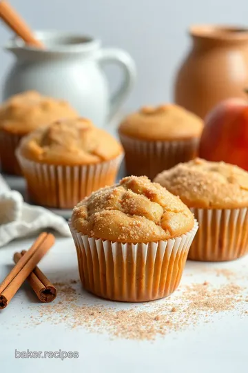 Delicious Sky-High Apple Pie Muffins presentation