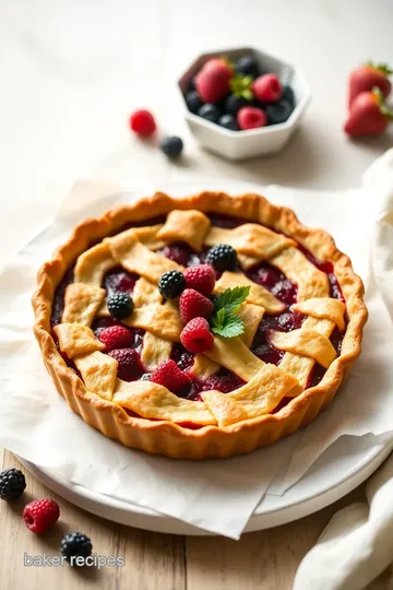 Delicious Triple Berry Pie steps