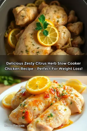 Delicious Zesty Citrus Herb Slow Cooker Chicken Recipe - Perfect for Weight Loss!