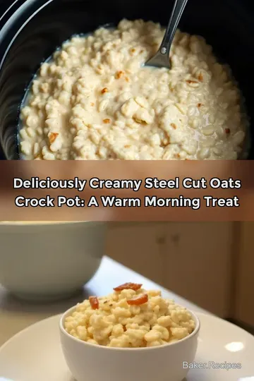 Deliciously Creamy Steel Cut Oats Crock Pot: A Warm Morning Treat
