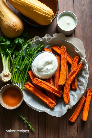 Deliciously Crispy Baked Sweet Potato Fries ingredients