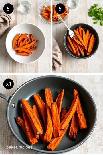 Deliciously Crispy Baked Sweet Potato Fries steps