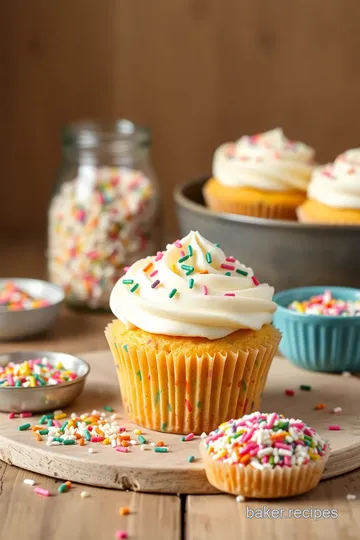 Deliciously Fluffy Funfetti Cupcakes ingredients