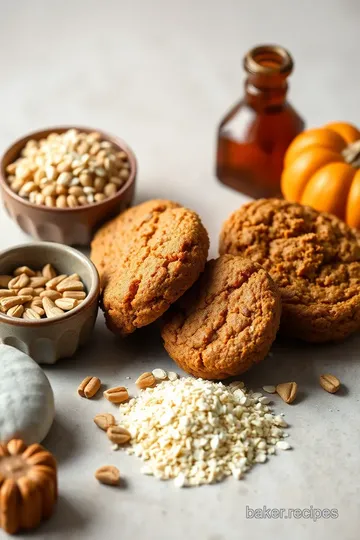 Deliciously Soft Pumpkin Oatmeal Treats ingredients