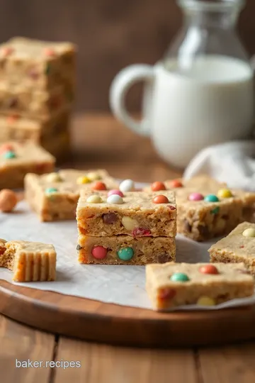 Delightful Candy Crush Cookie Bars presentation