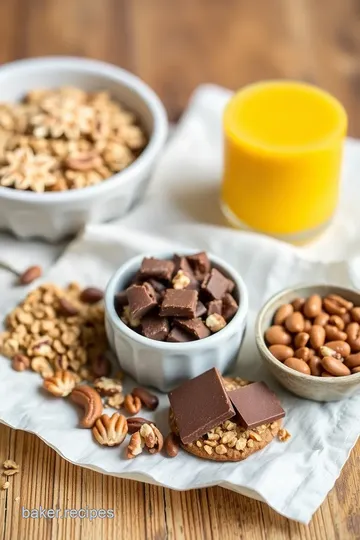 Delightful Loaded Oatmeal Cookies ingredients