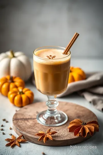 Delightful Pumpkin Spice Frappe Treat presentation