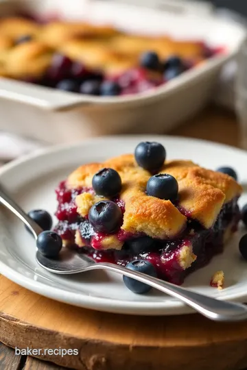 Easy Fruit Cobbler for Two: Quick Delight presentation