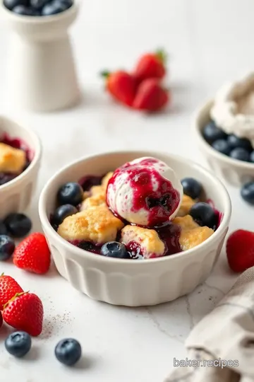 Easy Fruit Cobbler for Two: Quick Delight steps